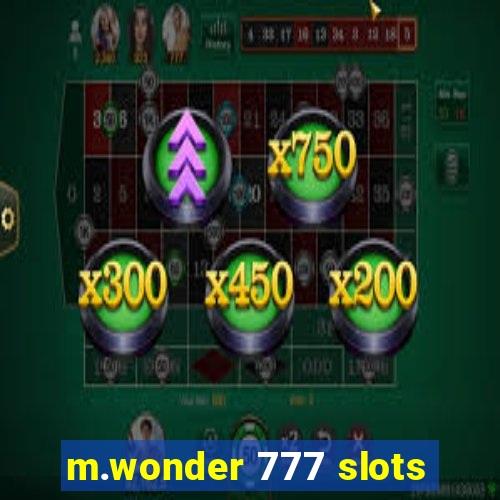 m.wonder 777 slots